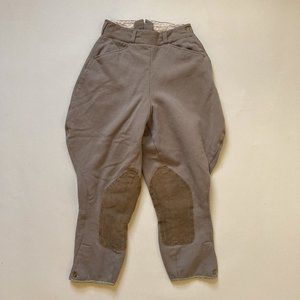 40s Vintage Tan Jodphurs Riding Pants Millers wool